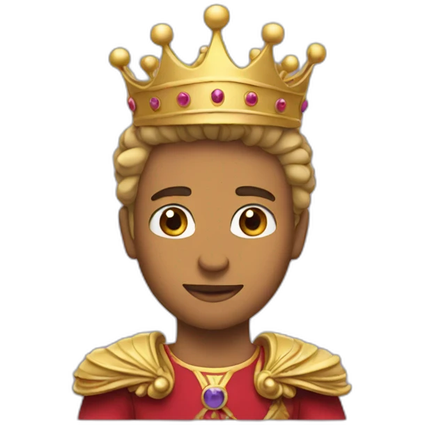 prince with a crown emoji