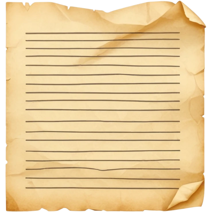 document paper with text lines emoji