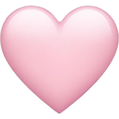 light pink heart emoji
