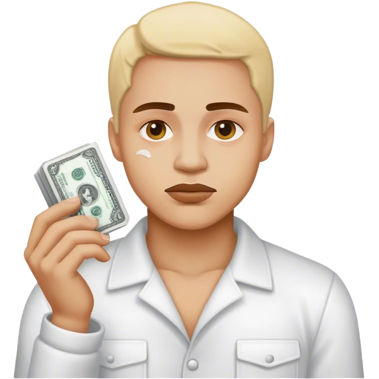Drug dealer selling coke emoji
