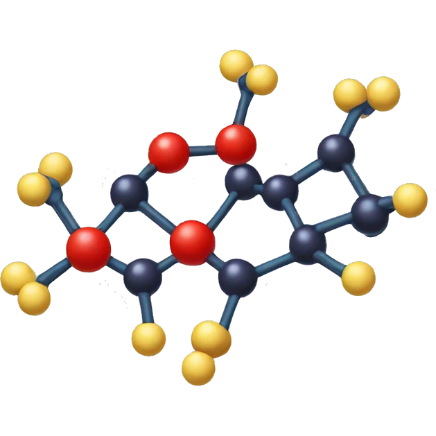 molecule structure of cortisol emoji