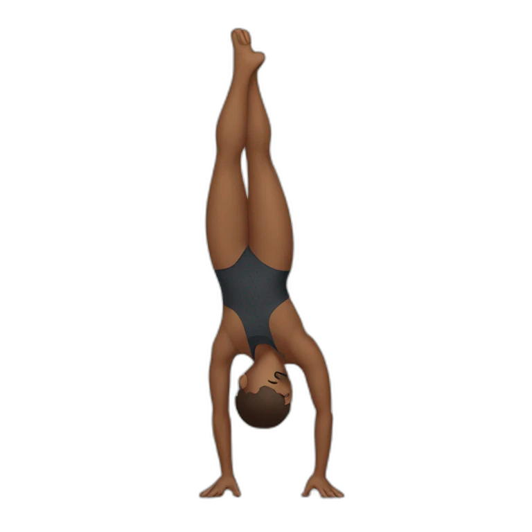 One arm handstand  emoji