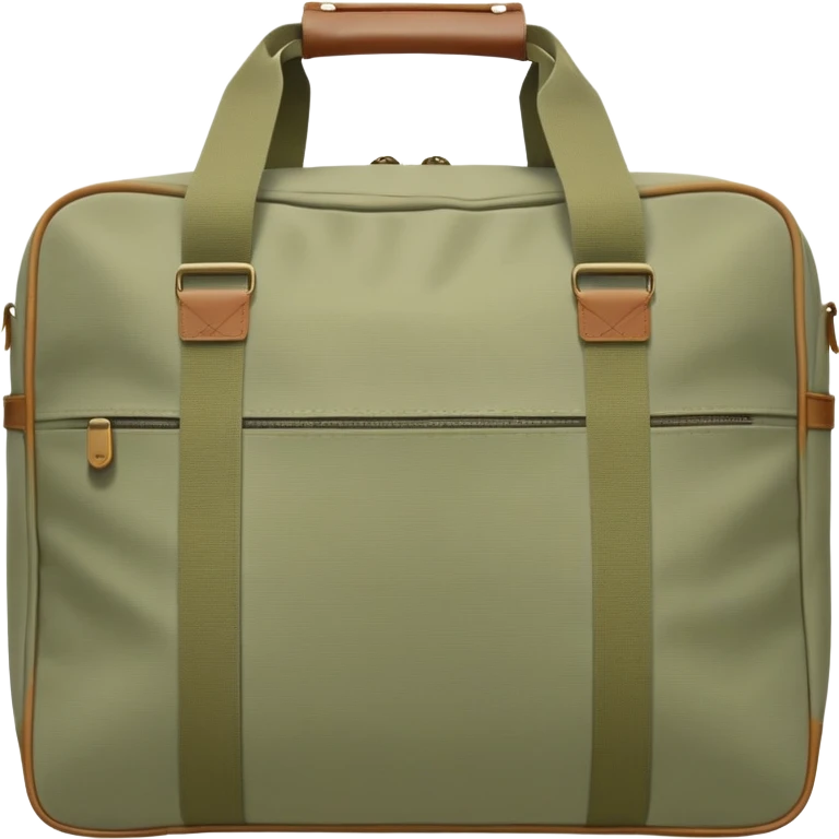 Pale olive sports bag emoji