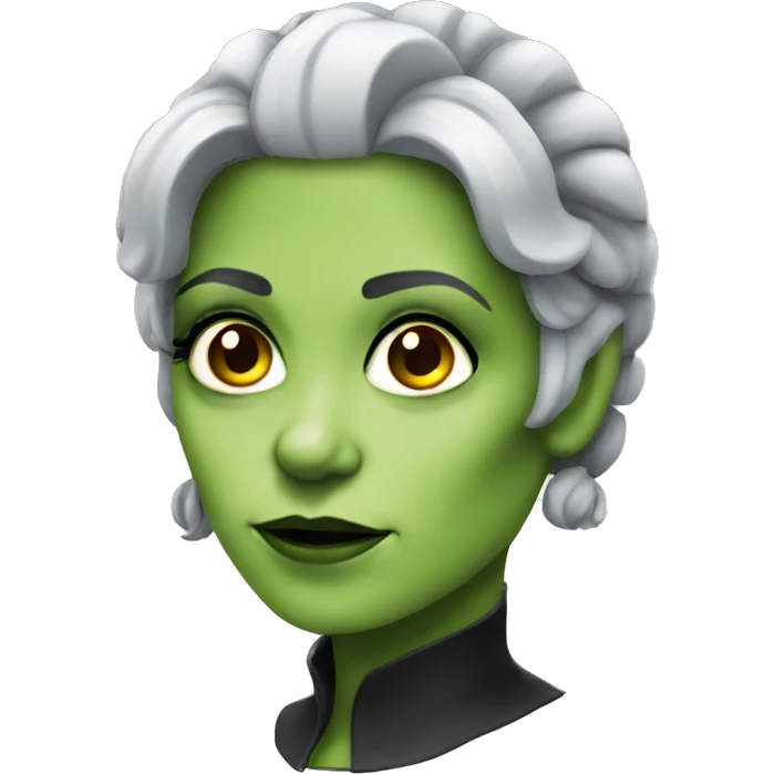 Attractive  female Frankenstein emoji