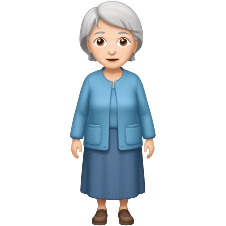 old woman full body emoji