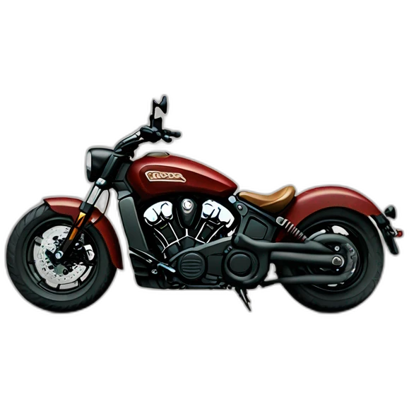indian scout bobber motorcycle emoji