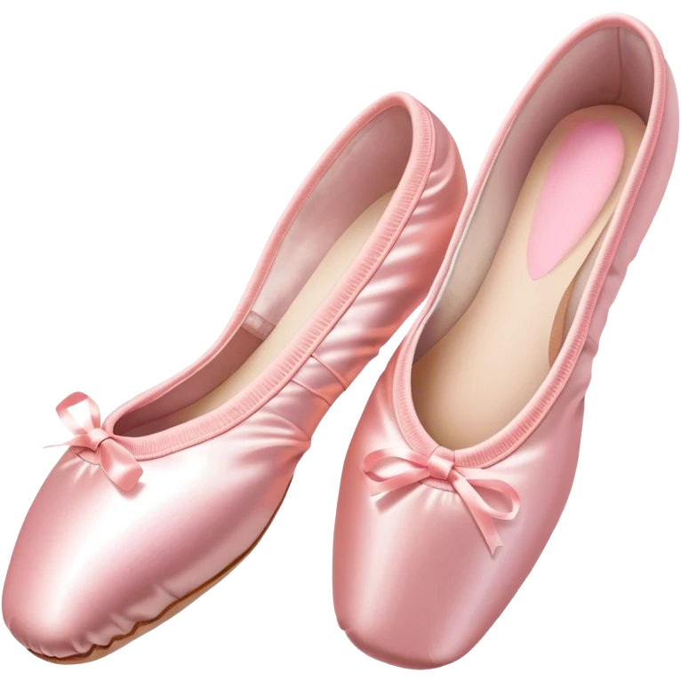 Pink ballet pointe shoes emoji