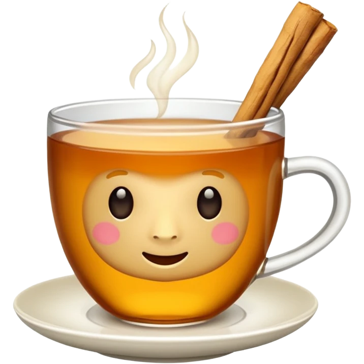 cup of tea with ginger root emoji