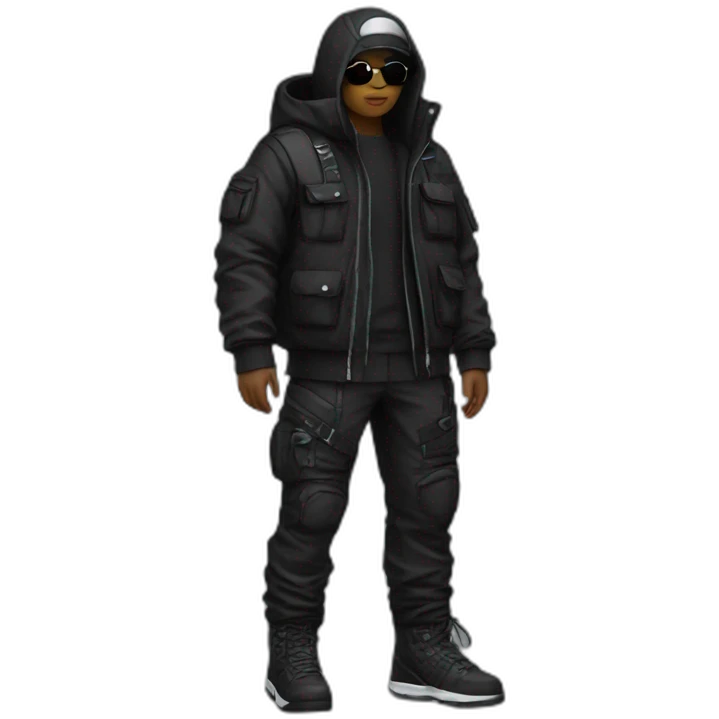 techwear full outfit emoji