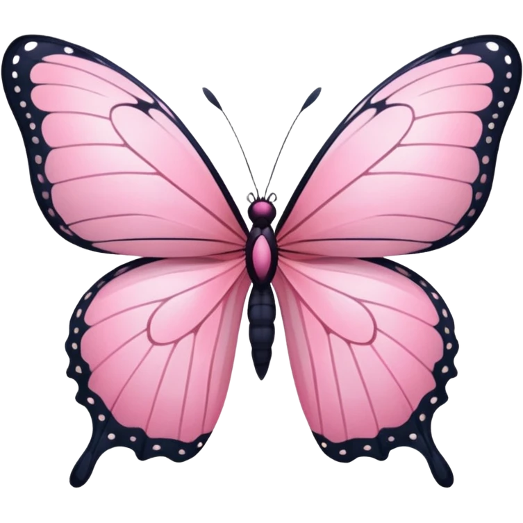 pink butterfly emoji