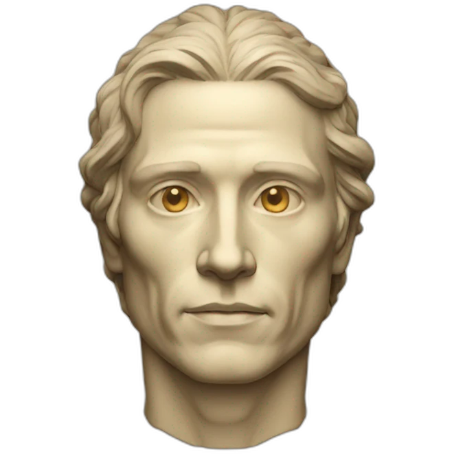 Male anatomy da Vinci emoji