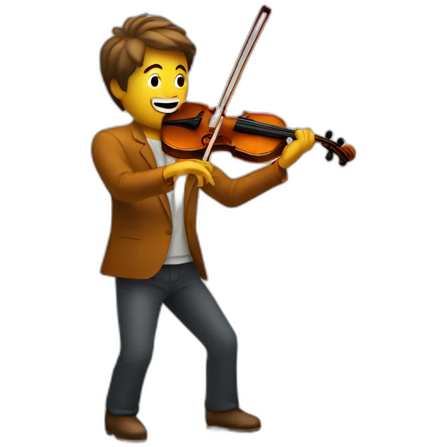 violin in spotlight emoji