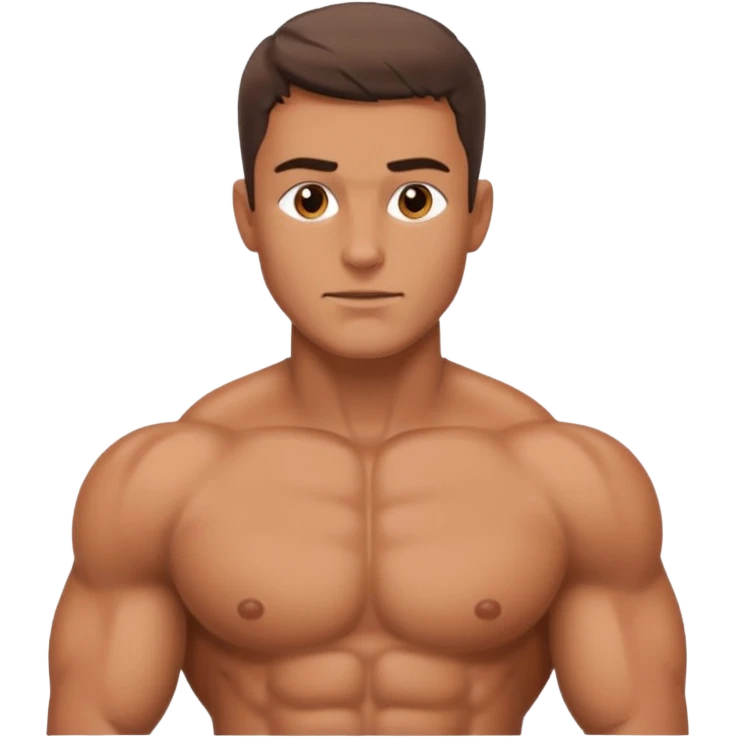shirtless hot man emoji