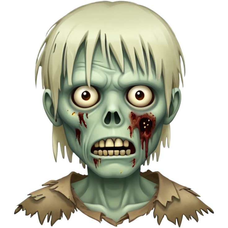 Zombie de franja  emoji