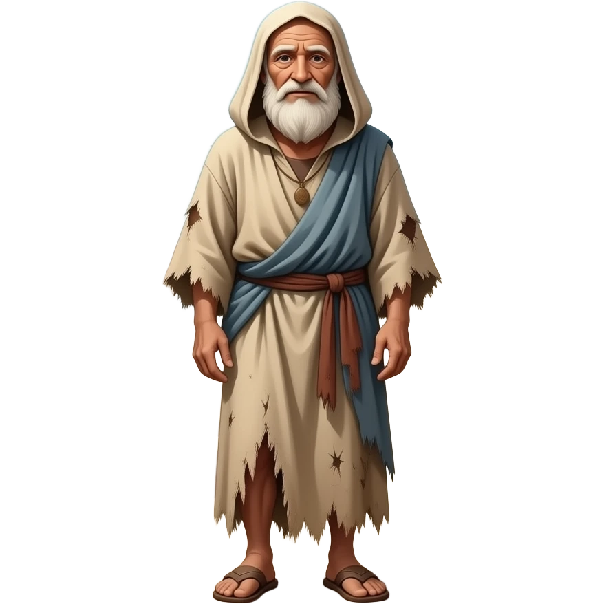 A poor old person from biblical times emoji