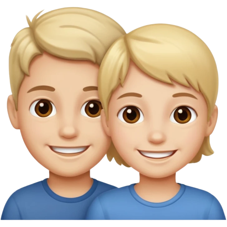 İkiz çocuk emoji