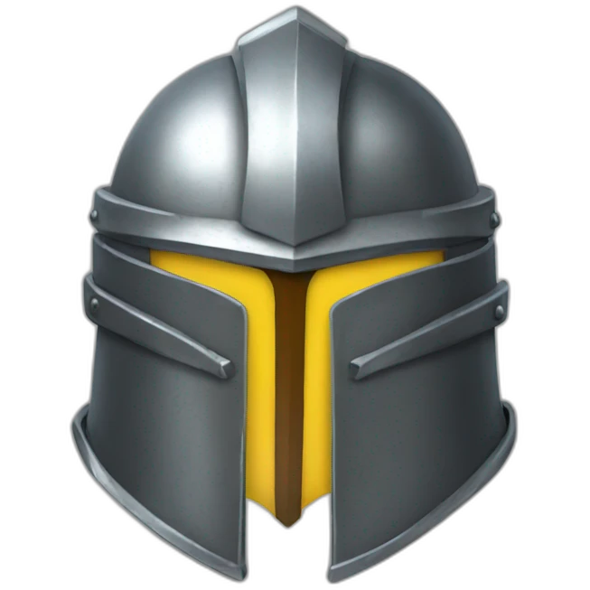 steel armor helmet emoji