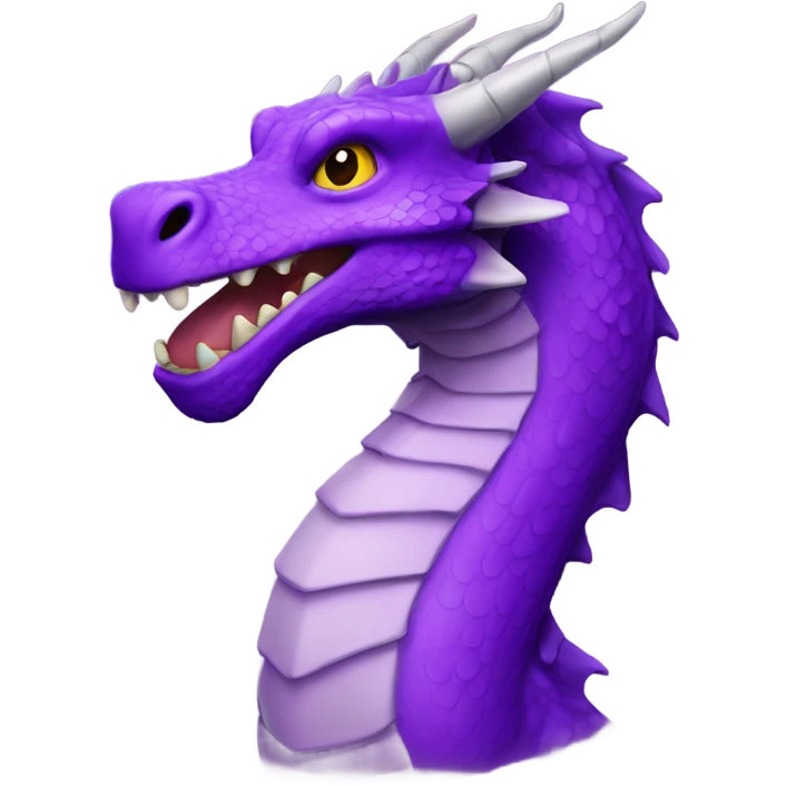 Purple dragon emoji