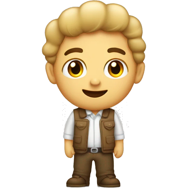 lacinho bege com brilhos dourados emoji