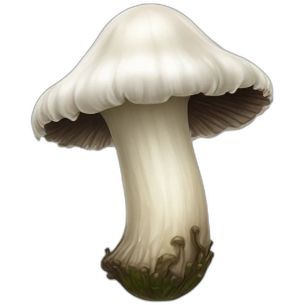 shaggy ink cap emoji