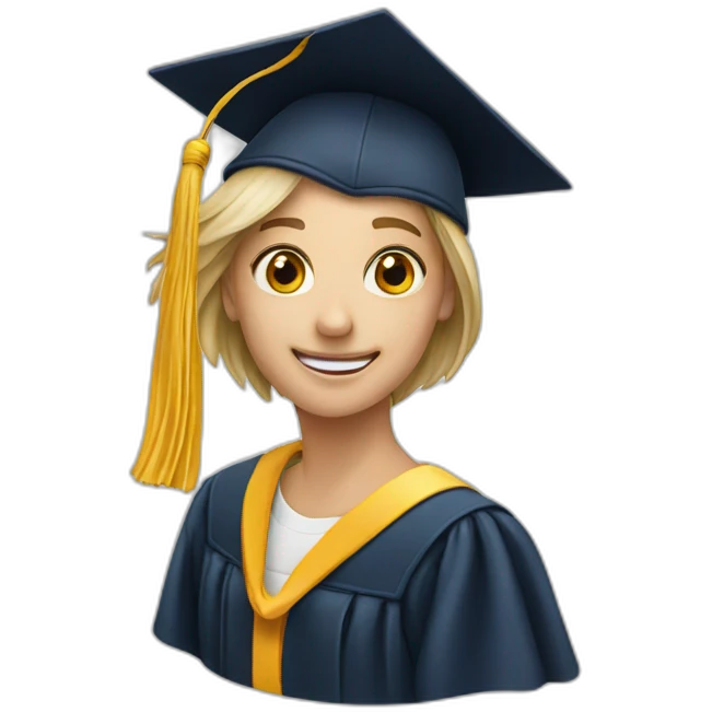 Graduation Cap emoji