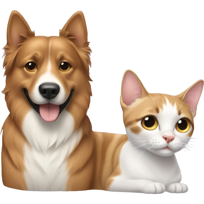 A Dog and Cat  emoji