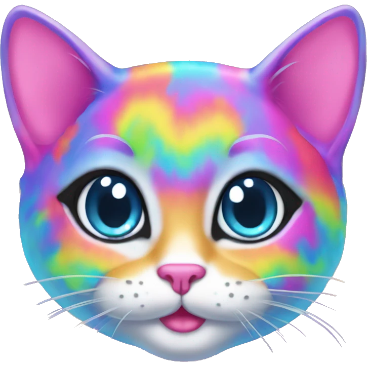 lisa frank cat emoji