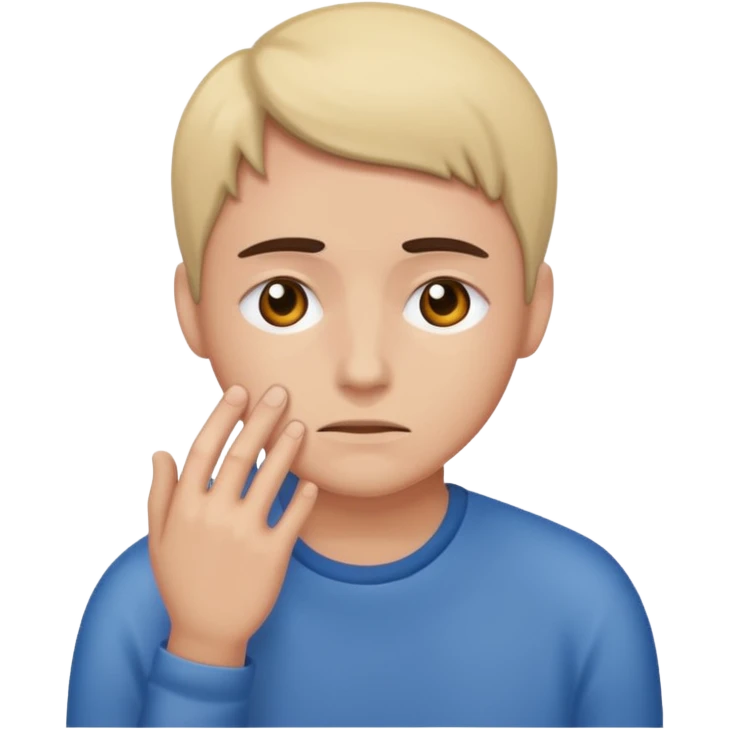 Depression and anxiety  emoji