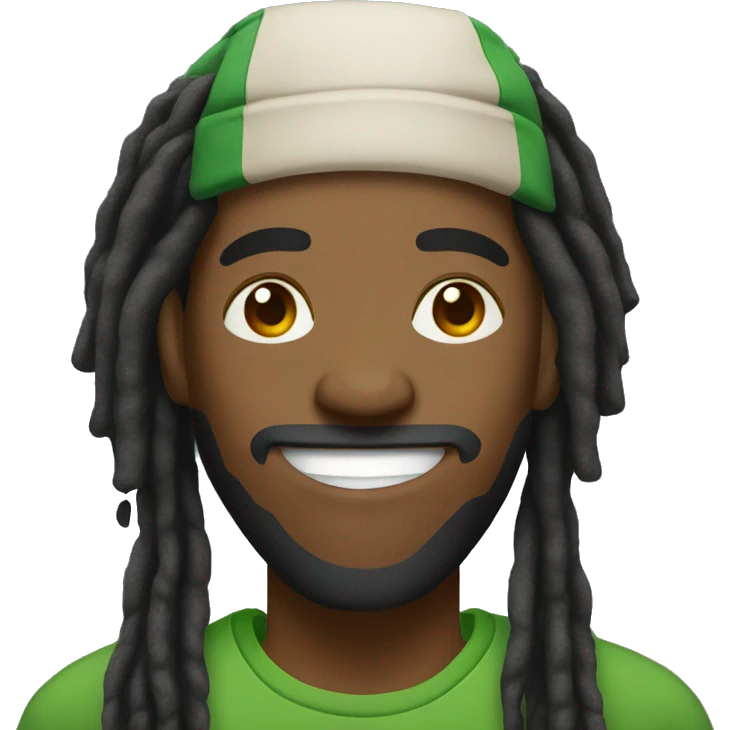 Jamaican guy with hat and dreadlocks emoji