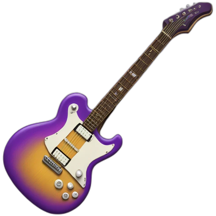 purple rain guitar emoji