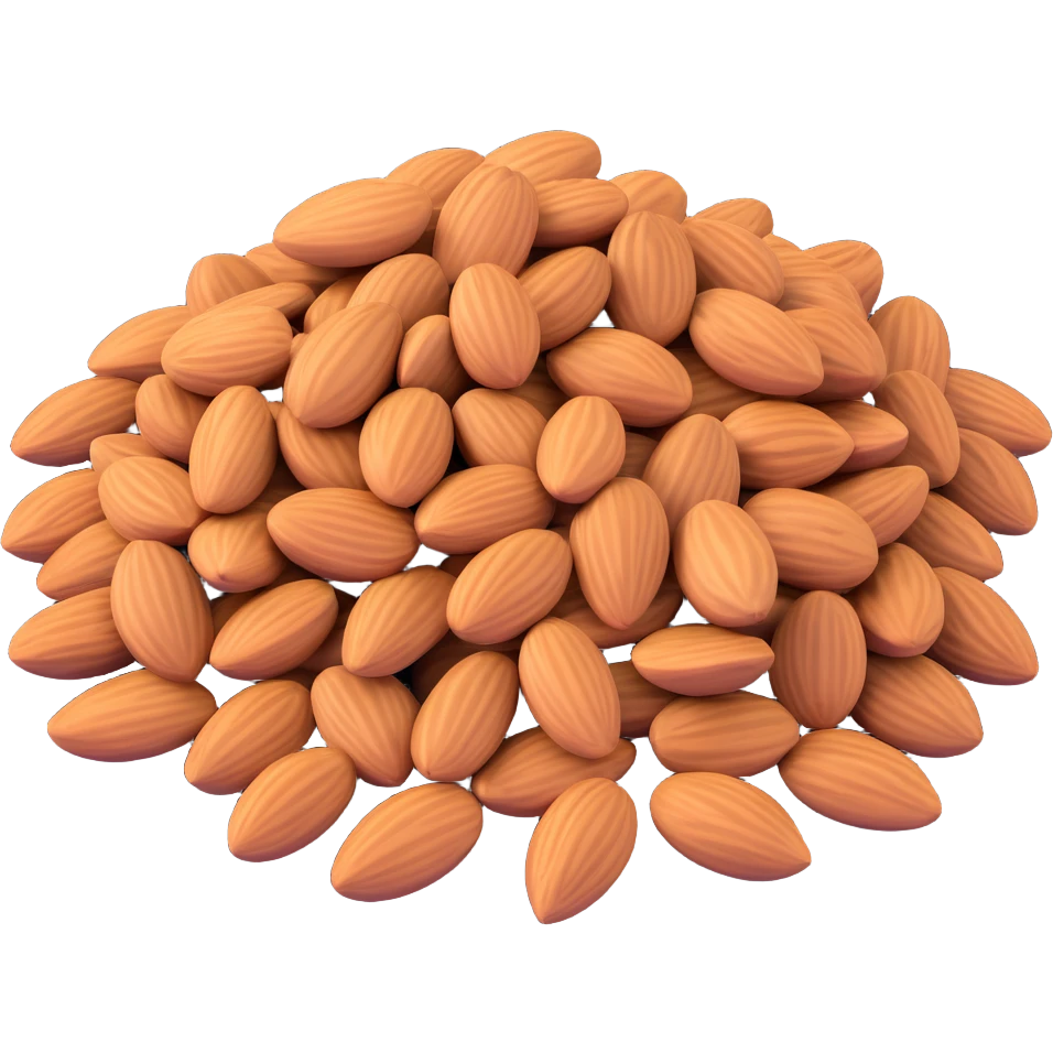 almonds in a pile emoji