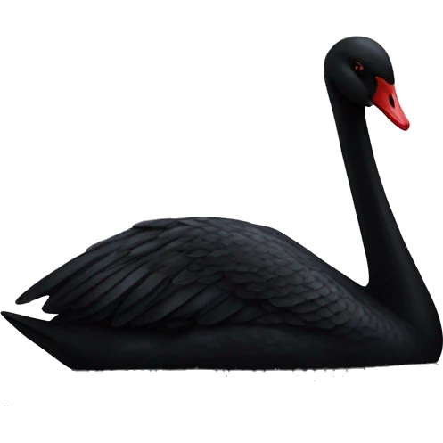 Black swan emoji