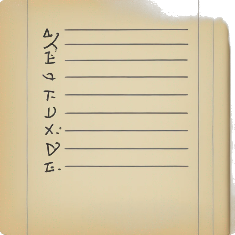 school notes emoji