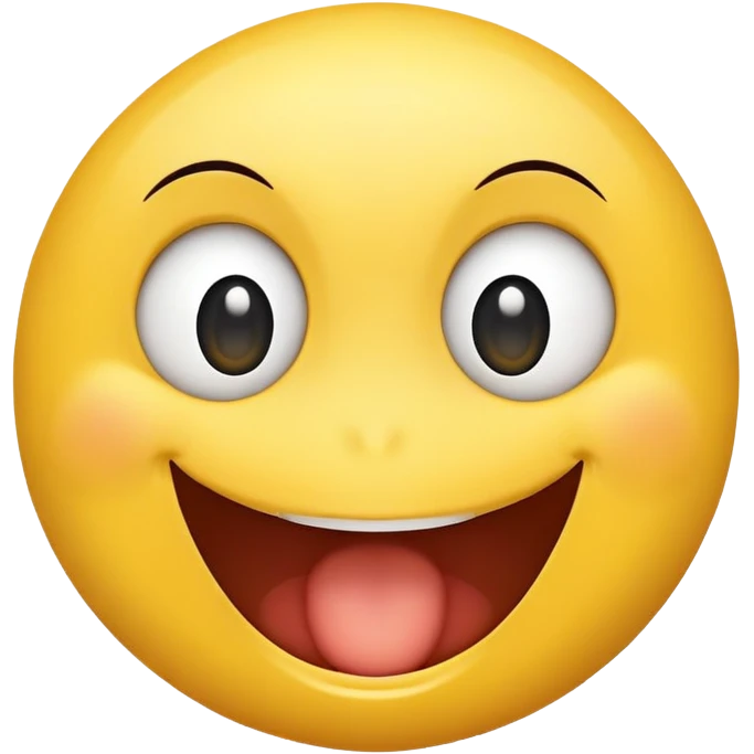 open mouth smiley face with wide eyes emoji