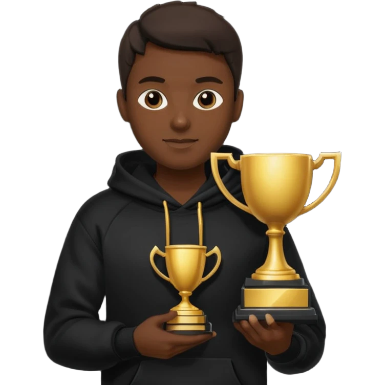 MVP + Tournament +Gaming + Black sweatshirt emoji