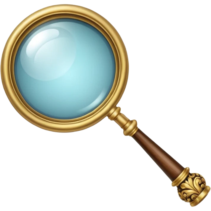 magnifying glass victorian emoji