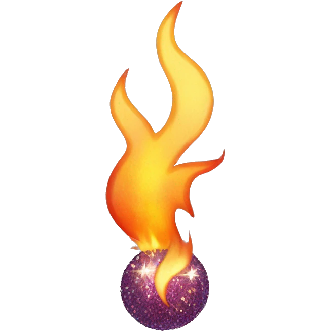 Flame 🔥 with sparkles ✨️  emoji