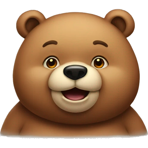 chubby bear  emoji
