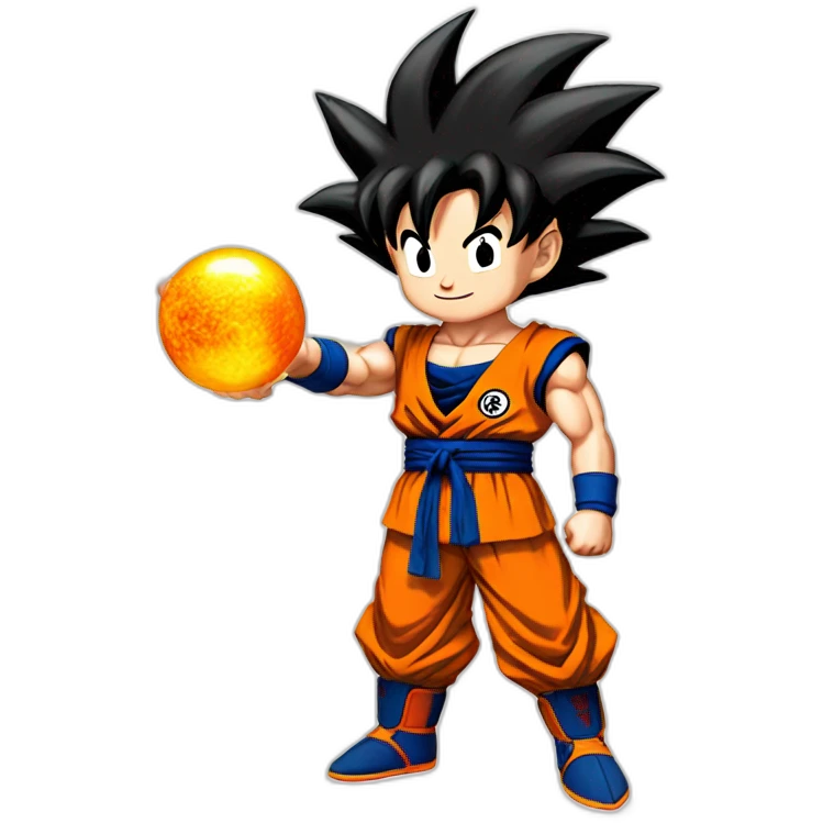 Goku-holding-an-dragonball emoji