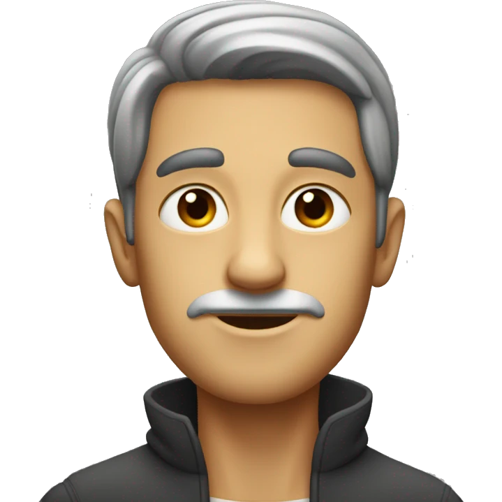 a guy with a very long neck emoji