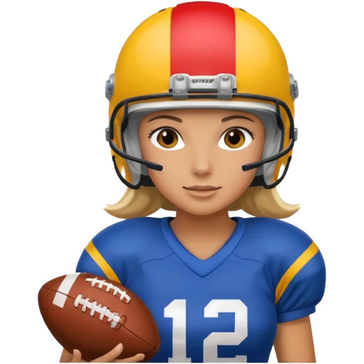Football Players, Female player emoji