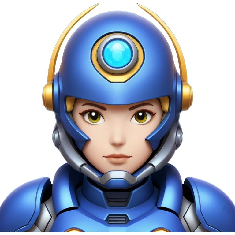 Clash of Clans aesthetic: Cinematic heroic Terran Marine Hero close up Emoji, rendered in a 3D vector-style similar to standard emojis with minimal shading and bold, simplified shapes. A compact, heroic isometric figure clad in futuristic power armor with signature energy accents, softly glowing with a cosmic battle charm. Simplified yet unmistakably iconic, highly detailed and consistent, glowing with a soft radiant shine and high gloss. Stylized with a touch of interstellar valor and a soft glowing outline, capturing the essence of an elite space warrior with a friendly, playful manner! emoji