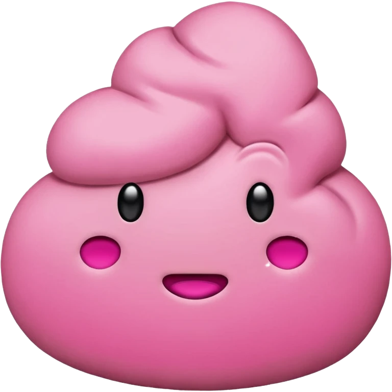 Pink poop emoji emoji