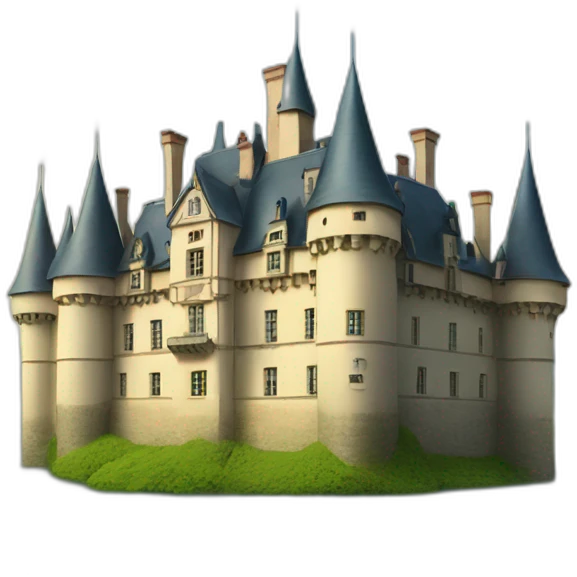 Château sur tortue  emoji