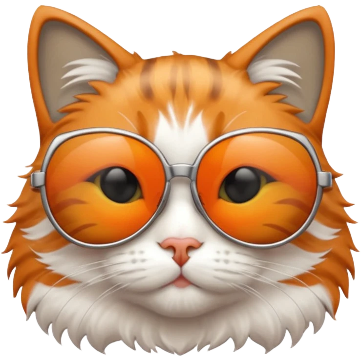 Cat wearing sunglasses emoji