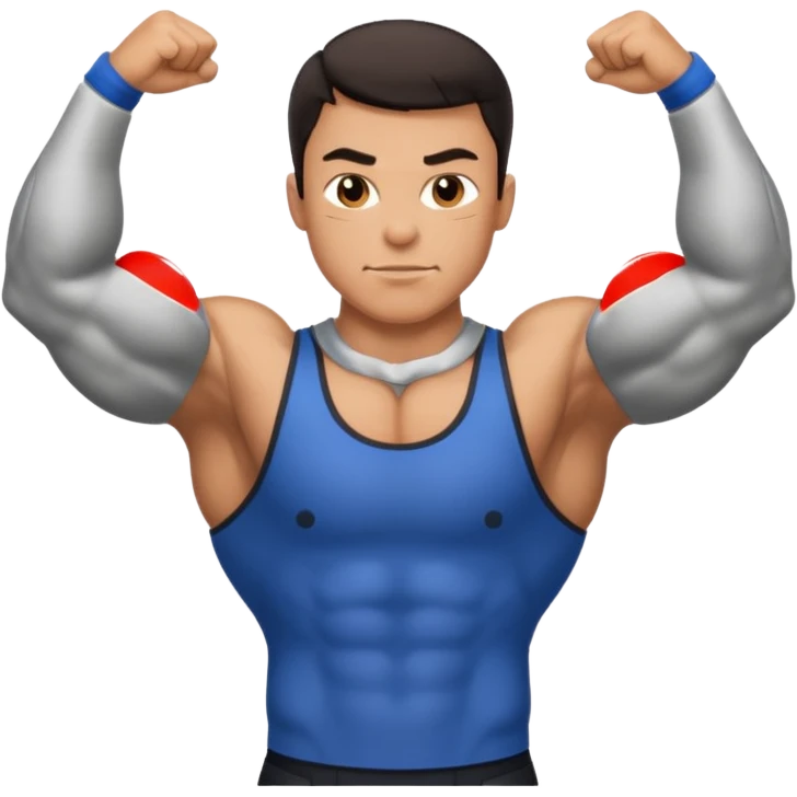 Flexing man emoji