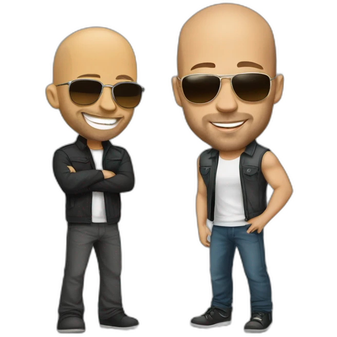 Paul walker and vin diesel emoji