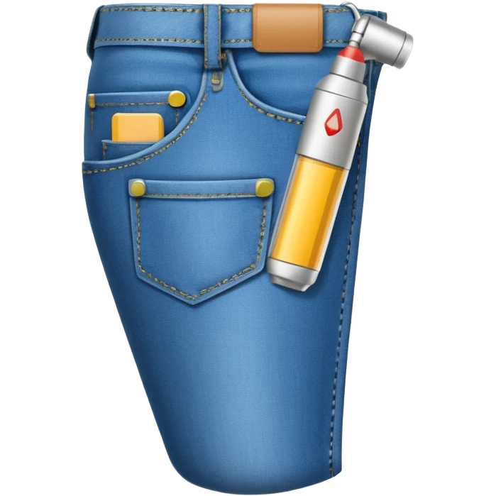 EpiPen in back jeans pocket emoji