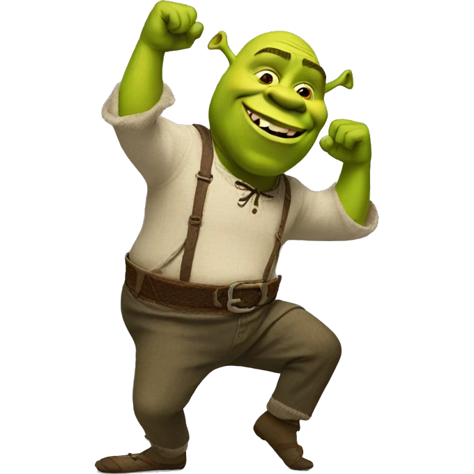 Shrek Dancing emoji
