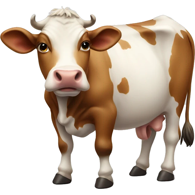 cow with a big bum emoji